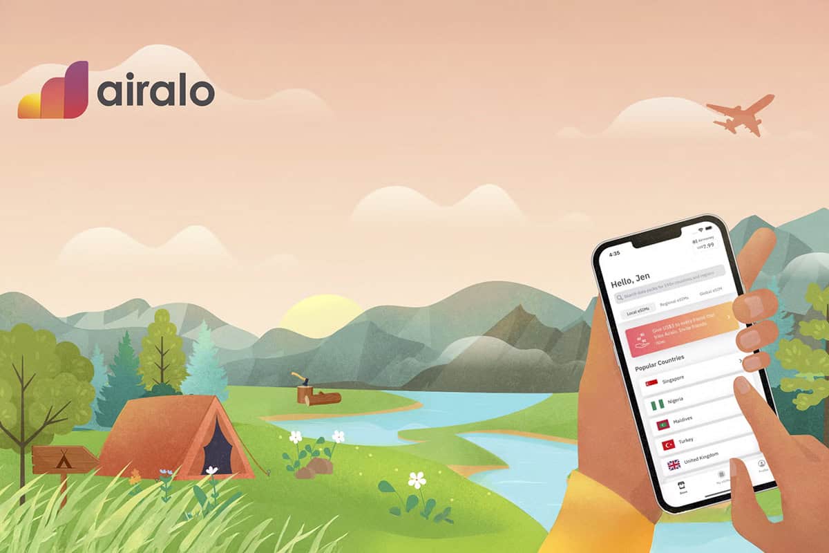 Airalo esim connection